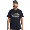 Jack Wolfskin Brand T M T-Shirt, Wood Dark Navy, M Uomo