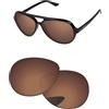 PapaViva Lenti di ricambio compatibili con occhiali da sole Ray-Ban Cats 5000 RB4125 59 mm