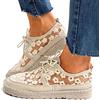 Hsternexy Scarpe da donna piatte - Pizzo Dirndl Trachten Sneaker in rete traspirante scarpe estive bianche da sposa scarpe da tennis sportive scarpe da ginnastica, B05 Beige, 40 EU