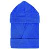 Moda Egidio Accappatoio Kuveè 100% Spugna 380 gr Calibrato Uomo Donna Con Cappuccio (IT, Testo, 5XL, Regular, Regular, Plus size, ROYAL)