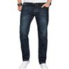 ALESSANDRO SALVARINI Jeans da uomo Comfort Fit Jeans gamba dritta Denim Basic