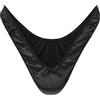 LittleForBig Piccolo segreto Tanga Tuck Gaff Panties liscio setoso nascosto gaff slip modellanti per crossdresser e individui transgender, Nero , XXL