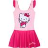 Get Trend Hello Kitty Costume Piscina Bambina Ragazza Costume Intero Costumi Bagno Comodi Costume con Gonna Idee Regalo (7-8 Anni, Rosa Hello Kitty)