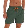 JustSun Costume Uomo Mare con Tasche Zip Surf Impermeabile Asciugatura Rapida con Fodera in Mesh