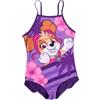 United Labels Paw Patrol, costume da bagno per ragazza, Skye, viola, costume da bagno per bambini, Lilla, 110 cm-116 cm