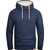 Grin&Bear Felpa Uomo Felpa con Cappuccio Giacca Uomo Felpa Cappuccio con Scollo Incrociato Navy, L, GEC477