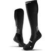 GEARXPRO SPORTS GEARXPro - Calza a Compressione - Doppio Grip - Migliora il Flusso Sanguigno - Stabilità, Controllo e Traspirabilità, Calze Calcio e Running (IT, Testo, XS, Regular, Regular, XS-, Nero)