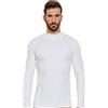 Nottingham 2 Pezzi Maglia Lupetto Uomo Manica Lunga Diego in Caldo Cotone, Bianco, 5/L