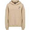 FILA Bakum Oversize Felpa con Cappuccio, Campi di segale, L Donna