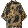 SINROYEE Kimono da donna con maniche 3/4 stampato giapponese, scialle, cardigan, top, scialle soffice, costume da bagno, cover up, anime, 6, One Size