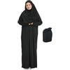 Prien Abito Musulmano da Donna con Hijab, Abaya, Set di Vestito per Preghiera Istantanea, Abbigliamento Islamico, Caftano Dubai Jilbab Burqa