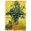 GFM® Sciarpa in misto cotone per tutte le stagioni (VCP), Iris in un vaso - Van Gogh, L