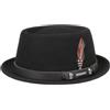 Stetson Pennsylvania Cappello Pork Pie Uomo Feltro di Lana Asahi-Guard Morbido Idrorepellente Uomo Estate Inverno