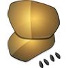 Saucer Lenti di ricambio premium e naselli per occhiali da sole Oakley Plazma OO9019 | Plazma Asian Fit OO9019A, Bronzo Oro Polarizzato, Taglia unica