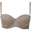 Generico Reggiseno Leilieve by Manicardi Art.6044 Microfibra Ultramorbida con Silicone, Sostegno con Stecche, Elastico 39 mm, Chiusura a 4 Regolazioni