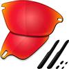 Saucer Lenti di ricambio premium e kit di gomma per occhiali da sole Oakley Fast Jacket OO9097