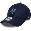 New Era 9Twenty A-Frame NE Melton cap Blu Scuro