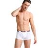 MOSCHINO Confezione da 2 boxer da uomo con logo e vivo rosso modello A1394 4300, bianco, M