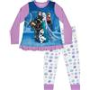 Disney Pigiama Bambina Cotone | Pigiami a Maniche Lunghe Frozen | Anna Elsa Kristoff Olaf & Sven | Pigiamone Principesse per Bambini 11-12 Anni
