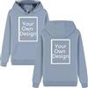 ALRRGPB Felpa Personalizzata per Uomini e Donne Felpa Personalizzata Il Tuo Design Stampa Fai da Te Autunno Inverno Hooded Front & Back