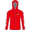 JATSUI Tecnical Wear Red Birdeye - Giacca Leggera Impermeabile (IT, Testo, L, Regular, Regular, Standard, Rosso)