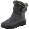 Kobilee Scarponi da Neve Donna Antiscivolo Caldo Scarpe Stivali da Neve Trekking Impermeabili Snow Boots Stivaletti Invernali Foderato All'Aperto Imbottiti Scarponi Doposci Inverno Comode