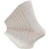 Cotton Prime 10 paia di calzini confortevoli senza elastico in vita e cuciture - 80% cotone - comodi calzini sanitari con elastico confortevole per uomo e donna, beige., 39-42