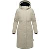 Navahoo Cappotto lungo da donna caldo parka con grande cappuccio e dettagli magnetici melodia di ghiaccio 14 S-3XL, Grigio ghiaia, S