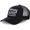 Von Dutch Cappello Uomo e Donna, Trucker West Coast, Nero TRUC