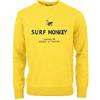 Surf Monkey DRESSED IN MUSIC PLAY WITH ME Felpa Classica Girocollo per Uomo/Donna - Felpa Cotone Organico Surf Monkey®