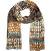 styleBREAKER Sciarpa Donna Motivo a Scaglie con Frange 85x190cm | Sciarpa invernale in maglia, morbida, avvolgibile, utilizzabile come stola.