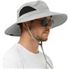 EINSKEY Cappello Pescatore Uomo Donna Tesa Larga Bucket Hat Anti-UV per Safari, Spiaggia, Campeggio, Caccia, Ciclismo