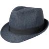 LIPODO Trilby Cappello Herrinbone Donna Uomo Tessuto Fascia Gros-Grain Fedora Estate Inverno