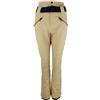 Peak Mountain Pantaloni da sci Softshell Donna Atlas, Marrone caldo con riflessi dorati, S