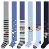 Libella Set di 6 Collant per Bambini Neonato Maschietto e Ragazzi Multicolore 2716 110-116