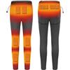 scosao Pantaloni Riscaldati da Uomo Pantalone Riscaldanti, Leggings Termici Invernali con Riscaldamento a 3 Zone e 3 Temperature per Moto Caccia Sci