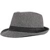 Lmtossey Cappello Fedora In Feltro Con Tesa Corta Invernale Da Uomo Cappello Fedora In Paglia Vintage Panama Da Uomo