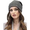 Vivisence Invernal Cappello Elegante da Donna con Decorazioni in Perline Realizzato in Lana E Viscosa Stile Classico per Una vestibilità Perfetta Ideale per Regali