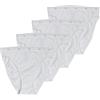 Sloggi 100 Tai, Offerta 4-6-8 Pezzi, Slip Donna 24/7 100 Tai, Slip Donna Midi in Cotone (4 Pezzi Bianco, 4)