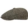 LIERYS Coppola Tweed Winter da Donna/Uomo - Made in Italy - con Lana Vergine - Berretto Invernale Melange con Fodera Interna - Autunno/Inverno - Marrone L (58-59 cm)