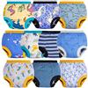 BIG ELEPHANT Pantaloni da Allenamento vasino per Bambini - 100% Cotone Mutande Unisex per pipì per Bambini Confezione da 10, 3 Anni