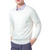 Vogrtcc Maglioni da uomo in misto cashmere a maglia con scollo a V pullover in lana maglieria maglioni vestiti