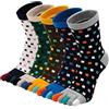 LOFIR Calzini in Cotone con Dita Separate da Uomo Calze 5 Dita, Calze Antiscivolo per Sport, Traspirante Morbido Calzini, Sneaker Calzino per Corsa Scuola, Taglia 39-44, 5 paia