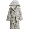 Disney Dumbo - Vestaglia per bambini con cappuccio, motivo: elefante grigio, unisex, in pile, Grigio