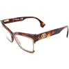 DSQUARED2 Donna DQ5222 Occhiali da sole, Marrone (Avana Scura), 54