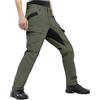 Generisch Pantaloni cargo da uomo lunghi da lavoro, grigi, pantaloni da caccia, slim fit, tattici, resistenti all'abrasione, per alpinismo, multi tasche, resistenti, pratici, da trekking Ripstop