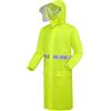 LOIJMK, Giacca da lavoro impermeabile da uomo, con cappuccio, poncho antipioggia, lungo, oversize, con strisce riflettenti, cappuccio, con tasche, poncho antipioggia, grande, taglia, giacca
