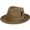 Stetson Rosedale Cappello Fedora Bogart Fascia unicolore Outdoor Uomo Autunno Inverno