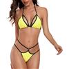 SHERRYLO - Costume da bagno perizoma da donna bikini sexy bikini micro brasiliani perizoma string bikini intimo da donna costumi da bagno a triangolo, S