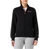 Champion Donna American Classics Powerblend Terry Small Logo Full-Zip Felpa, Blu, XS-XXXL